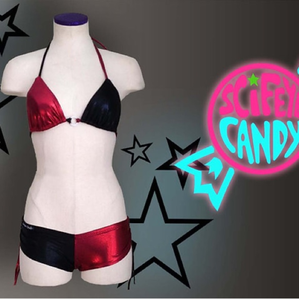 Harlequin Bikini cosplay bathing suit